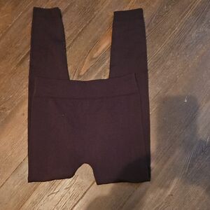 Sofra Brown Leggings for Women